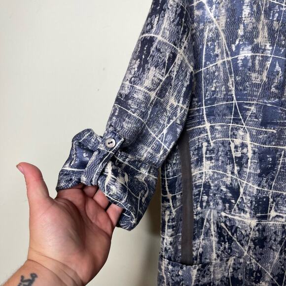 Anthropologie Burning Torch Silk Wool Mini Dress Womens XS - Picture 6 of 9